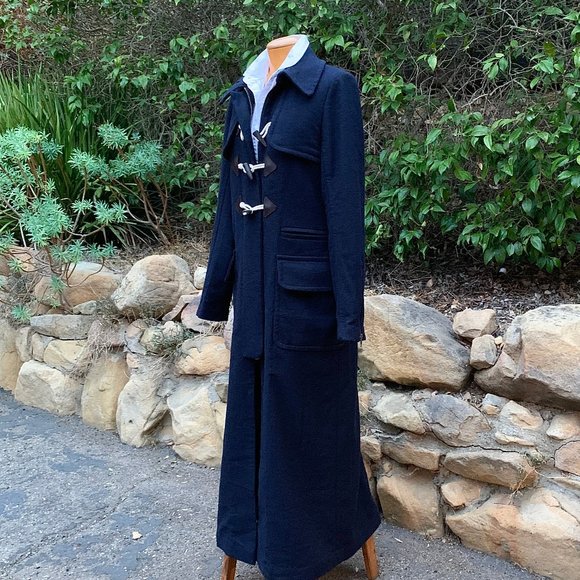 A.L.C. tailored wool duffle coat duster length - Picture 6 of 13